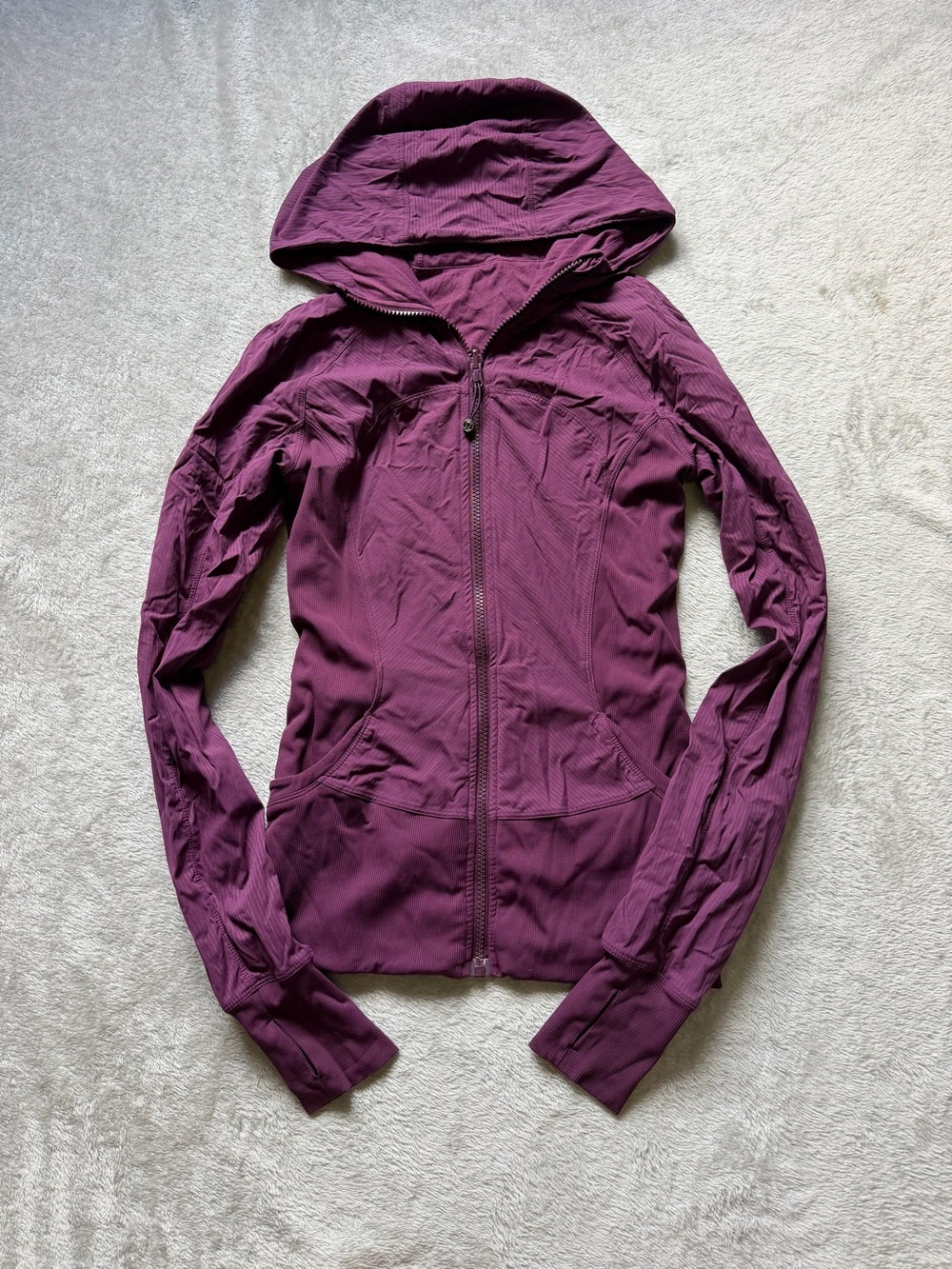 lululemon athletica Women's Reversible Hooded Zip Jacket - Plum